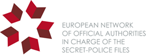 Obrázok loga- Európskej siete úradov spravujúcich písomnosti tajnej polície